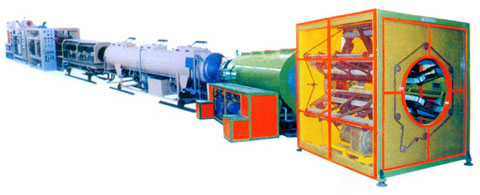 PE大口徑夾克管擠出機(jī)生產(chǎn)線(xiàn) （聚乙稀夾克管生產(chǎn)線(xiàn) ）